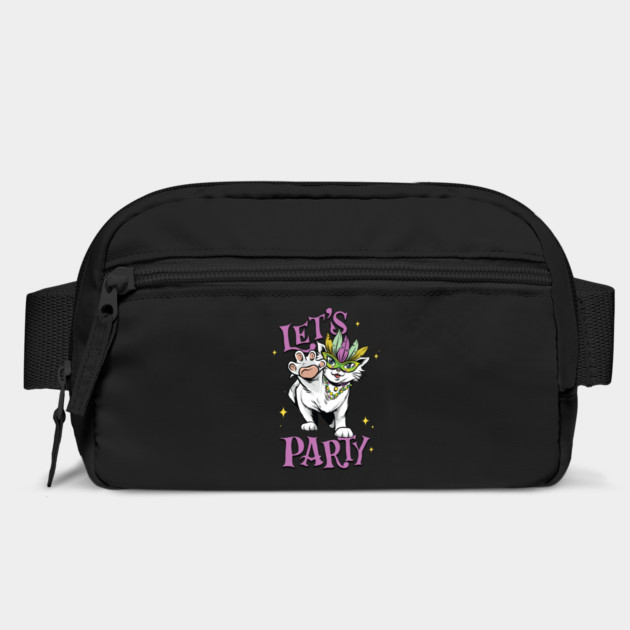 Let’s Party Cat Funny Mardi Gras Festive Kitty by creative