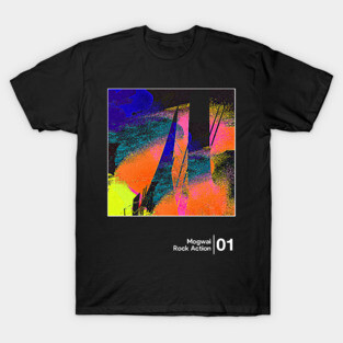 Mogwai - Rock Action / Minimal Style Graphic Artwork T-Shirt
