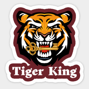 Tiger King Cat Sticker