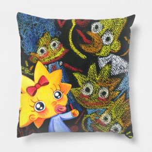 Maggie's doodle Pillow