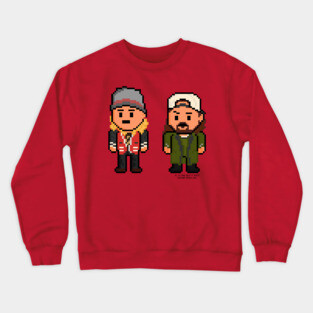 Make Myself a Profit in 1999 Pixel Jay and Silent Bob Crewneck Sweatshirt