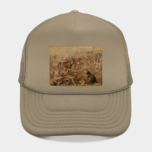 Meeting of King Ferdinand of Hungary and Cardinal-Infante Ferdinand of Spain by Peter Paul Rubens Hat