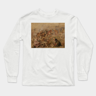Meeting of King Ferdinand of Hungary and Cardinal-Infante Ferdinand of Spain by Peter Paul Rubens Long Sleeve T-Shirt