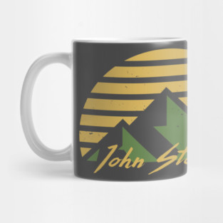 John Stamos - Retro Mountain Sunset Mug