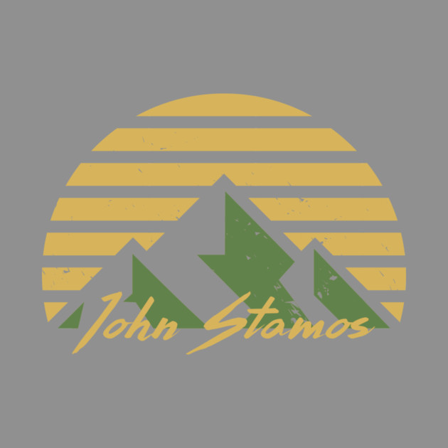 John Stamos - Retro Mountain Sunset by DankyDevito
