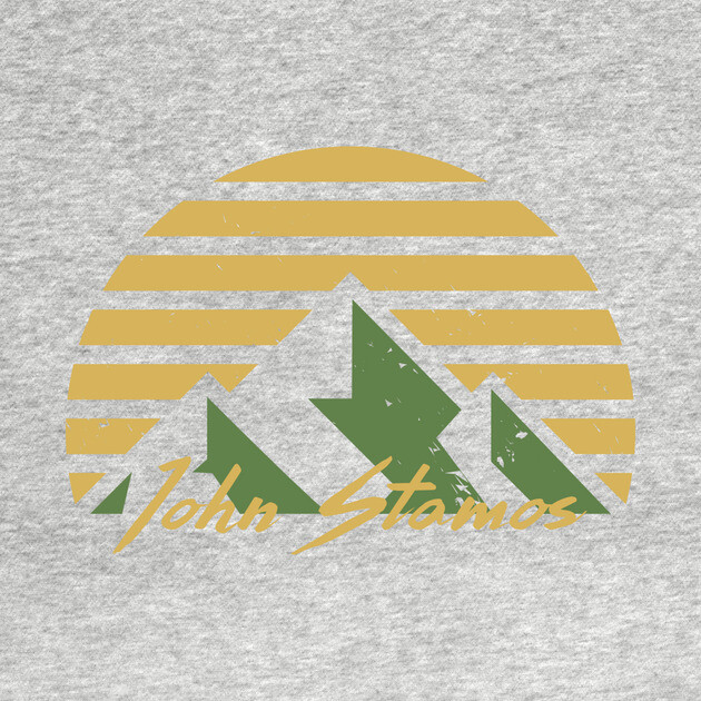 John Stamos - Retro Mountain Sunset by DankyDevito