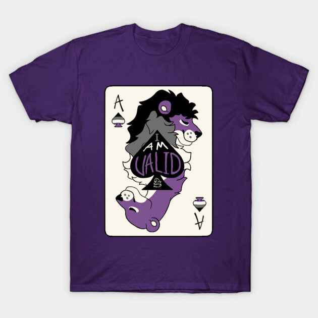 Asexuality is Valid T-Shirt by BerryMeat