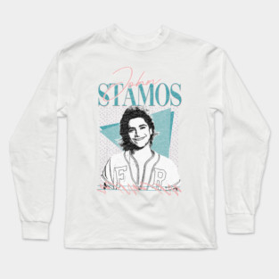John Stamos - 90s Retro Style Long Sleeve T-Shirt