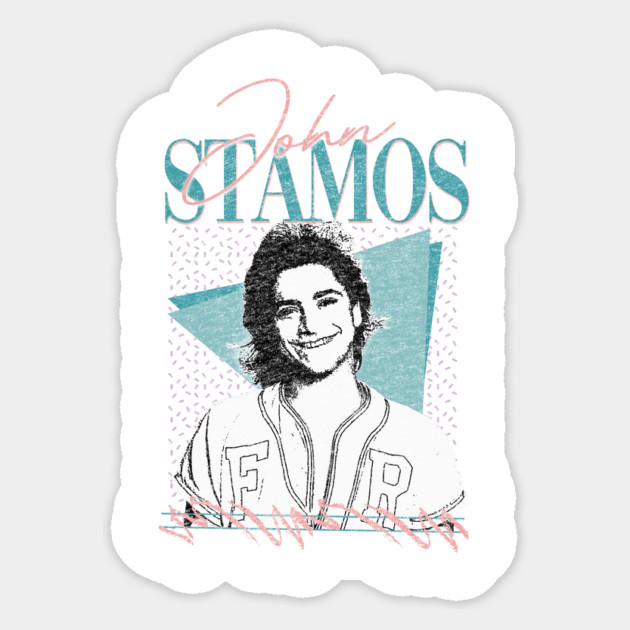 John Stamos - 90s Retro Style Sticker by DankyDevito