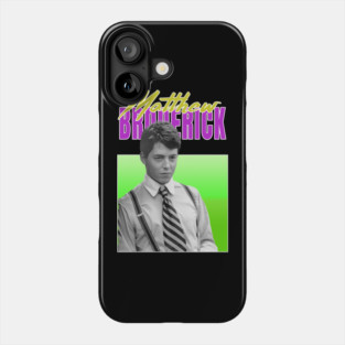 Matthew Broderick 80s Vintage Style Phone Case