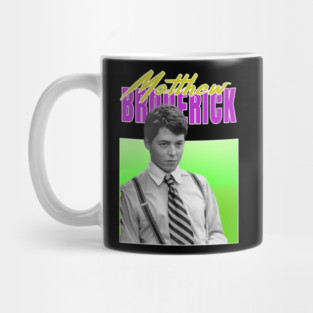 Matthew Broderick 80s Vintage Style Mug