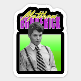 Matthew Broderick 80s Vintage Style Magnet