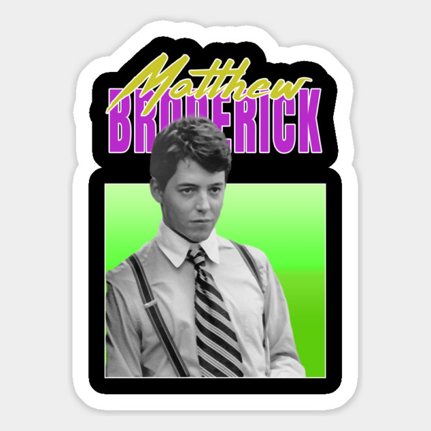 Matthew Broderick 80s Vintage Style Magnet by DankyDevito