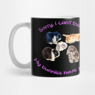 Sorry, I can't today... my bunnies have plans! Mug