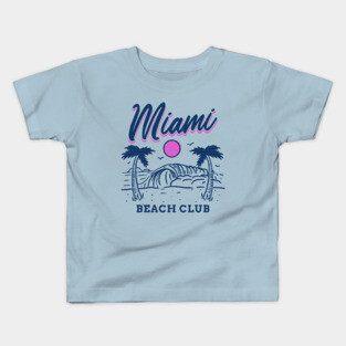 Miami Beach Club Kids T-Shirt