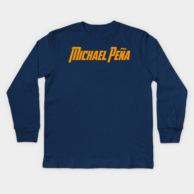 Adventure Club T-Of-The-Episode: Michael Peña Kids Long Sleeve T-Shirt by Art Comedy Pop-Culture Network!
