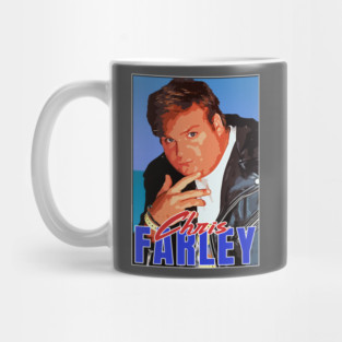 Chris Farley - 90s Retro Vintage Style Mug