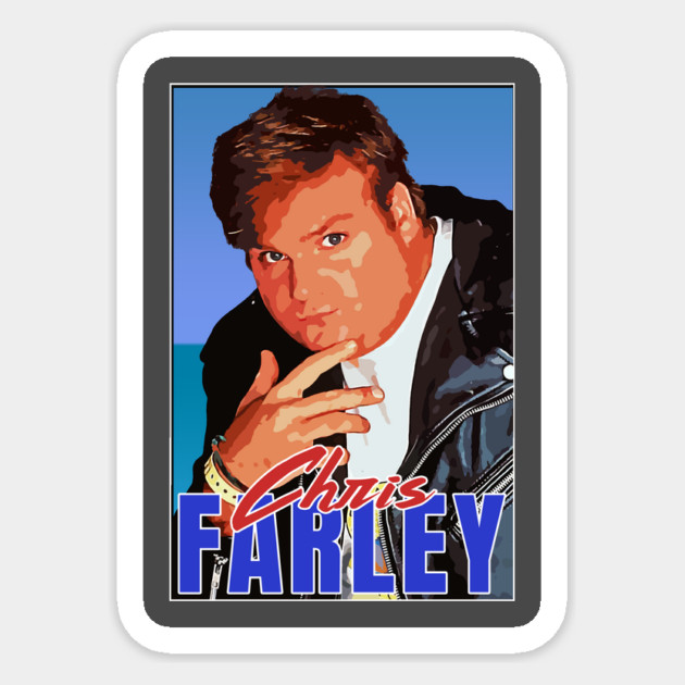 Chris Farley - 90s Retro Vintage Style Sticker by DankyDevito