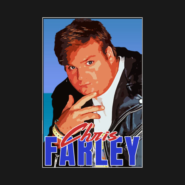 Chris Farley - 90s Retro Vintage Style by DankyDevito