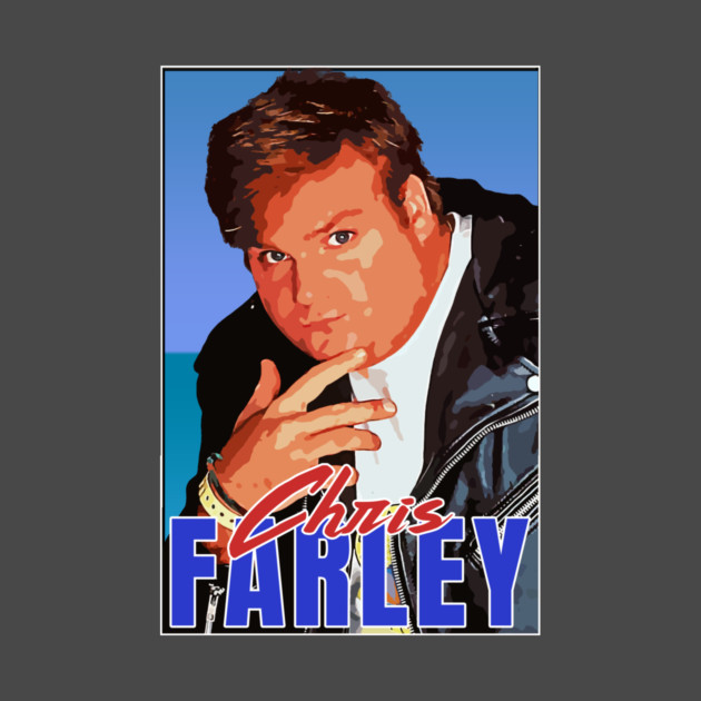 Chris Farley - 90s Retro Vintage Style by DankyDevito