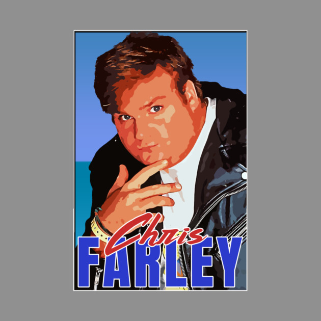 Chris Farley - 90s Retro Vintage Style by DankyDevito