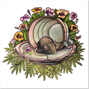 Teacup Mouse Posters and Art
