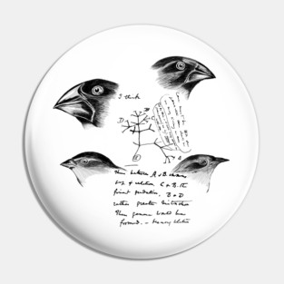 Darwin’s Finches Pin