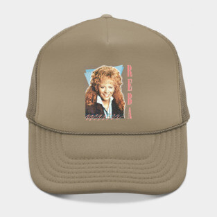 Reba McEntire // Vintage Faded 80s Style Fan Design Hat