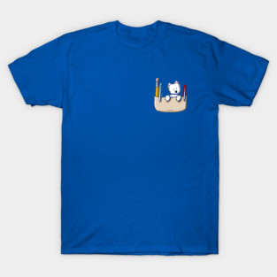 KiniArt Westie Pocket Protector T-Shirt