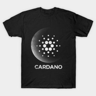 Vintage Cardano ADA Coin To The Moon Crypto Token Cryptocurrency Blockchain Wallet Birthday Gift For Men Women Kids T-Shirt