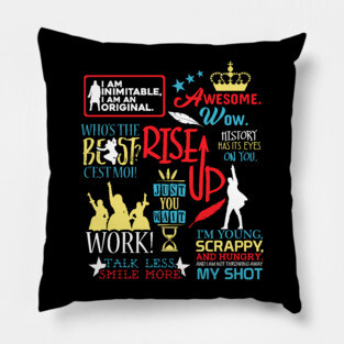 Hamilton Quotes Pillow