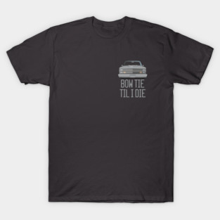 bow tie til i die-Gray T-Shirt