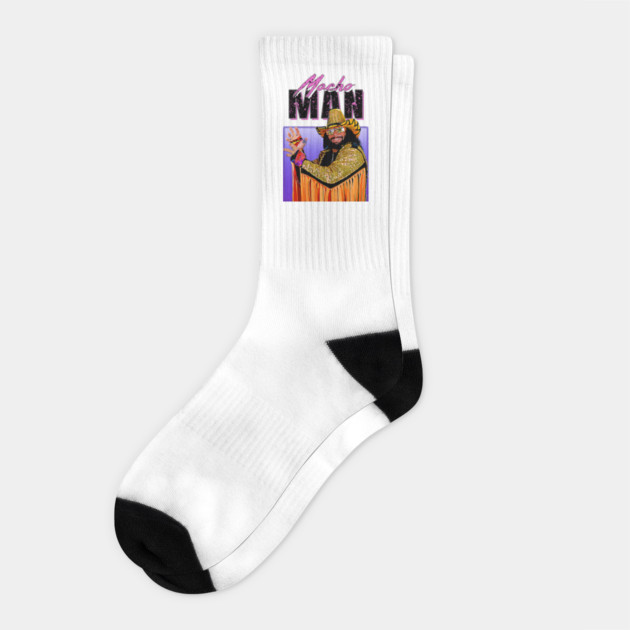 Macho Man - 90s Style Socks by DankyDevito