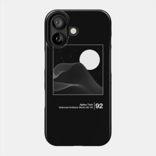 Aphex Twin - Selected Ambient Works / Minimalist Style Graphic Design Phone Case