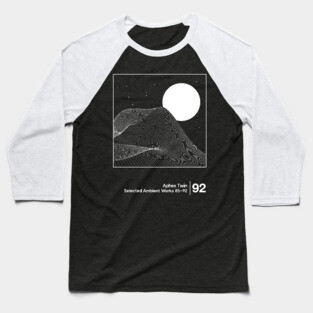 Aphex Twin - Selected Ambient Works / Minimalist Style Graphic Design Baseball T-Shirt
