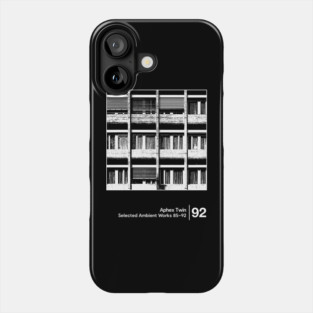 Aphex Twin - Selected Ambient Works / Minimalist Style Graphic Design Phone Case