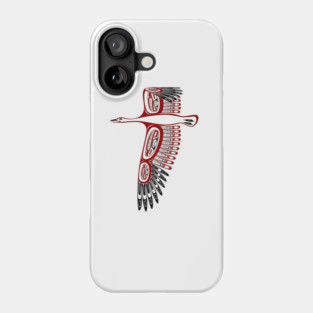 "Snow Goose" Native American Symbol for Great Power Phone Case
