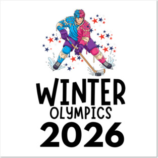 winter olympics 2026 Usa Hockey Posters and Art