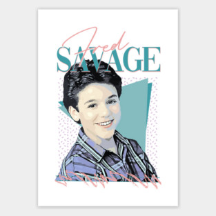 Fred Savage - 90s Retro Style Sticker