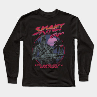 "SKYNET NIGHTS" Long Sleeve T-Shirt