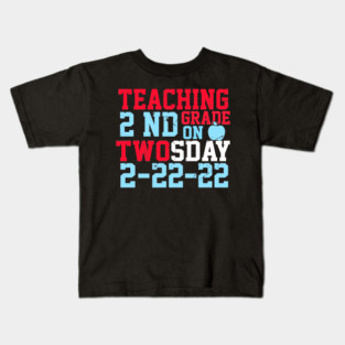 funny Teacher quote, 22nd February 2022 Twosday 2/22/22 cool Aka Math Teacher Kids T-Shirt