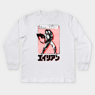 Ellen Ripley エレン・リプリー Kids Long Sleeve T-Shirt