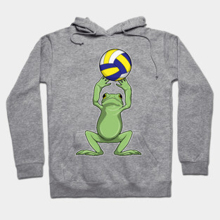Frog Volleyball player Volleyball Hoodie