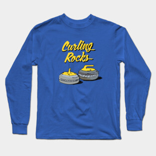 Curling Rocks Long Sleeve T-Shirt