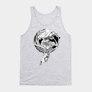 Deer skull Tank Top