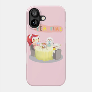 Kawaii Tea Time Party - Girls & Pets Phone Case