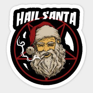 Hail santa Sticker