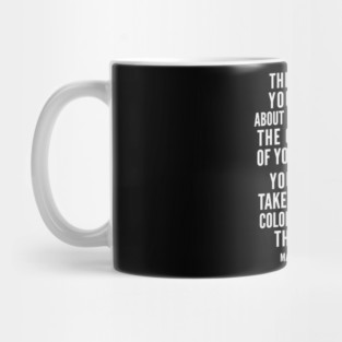 Marcus Aurelius Quote: Color Of Your Thoughts Mug