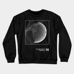 Crystal Castles - Celestica / Minimalist Style Graphic Design Crewneck Sweatshirt