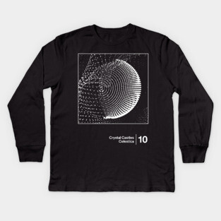 Crystal Castles - Celestica / Minimalist Style Graphic Design Kids Long Sleeve T-Shirt